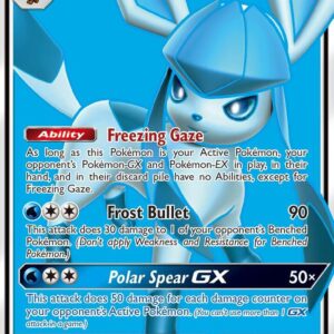 Glaceon GX (Full Art) 141/156 Holofoil SM – Ultra Prism