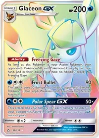 Glaceon GX (Secret Rare) | 159/156 | Holofoil | SM - Ultra Prism