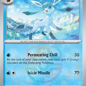 Glaceon (Master Ball Pattern) 025/131 Holofoil SV: Prismatic Evolutions Glaceon (Master Ball Pattern) 025/131 Holofoil SV: Prismatic Evolutions