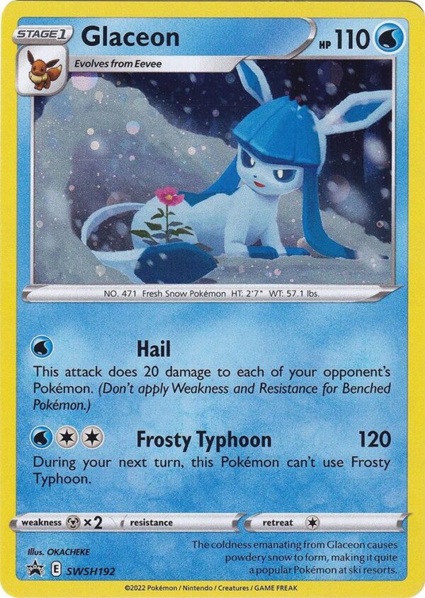 Glaceon SWSH192 Holofoil SWSH: Sword & Shield Promo Cards