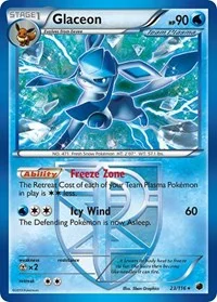 Glaceon (Team Plasma) | 23/116 | Reverse Holofoil | Plasma Freeze