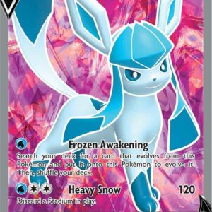 Glaceon V (Full Art) 174/203 Holofoil SWSH07: Evolving Skies Glaceon V (Full Art) 174/203 Holofoil SWSH07: Evolving Skies