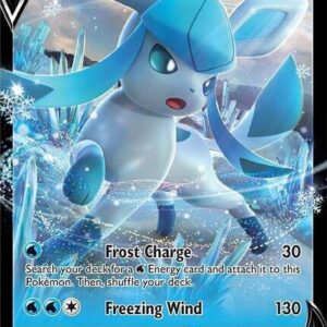 Glaceon V SWSH196 Holofoil SWSH: Sword & Shield Promo Cards