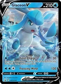 Glaceon V | SWSH196 | Holofoil | SWSH: Sword & Shield Promo Cards