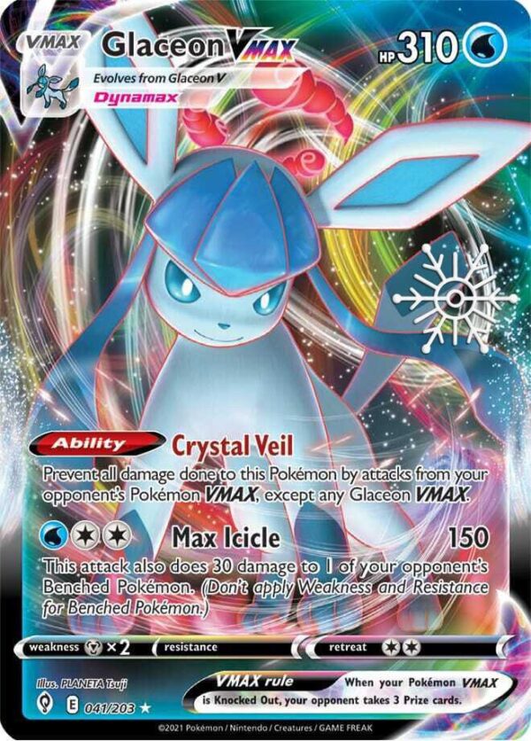 Glaceon VMAX 041/203 (Holiday Calendar) Holofoil Miscellaneous Cards & Products