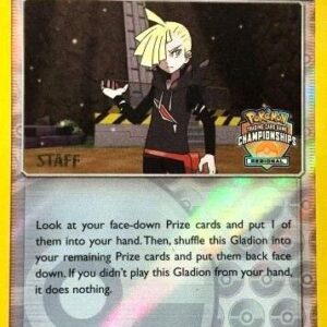Gladion 95/111 (Regional Championships) [Staff] 095/111 Reverse Holofoil League & Championship Cards