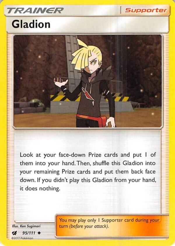 Gladion 95/111 Reverse Holofoil SM – Crimson Invasion