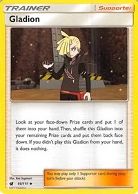 Gladion | 95/111 | Reverse Holofoil | SM - Crimson Invasion