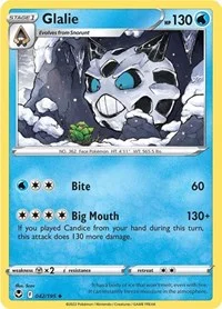Glalie | 042/195 | Reverse Holofoil | SWSH12: Silver Tempest