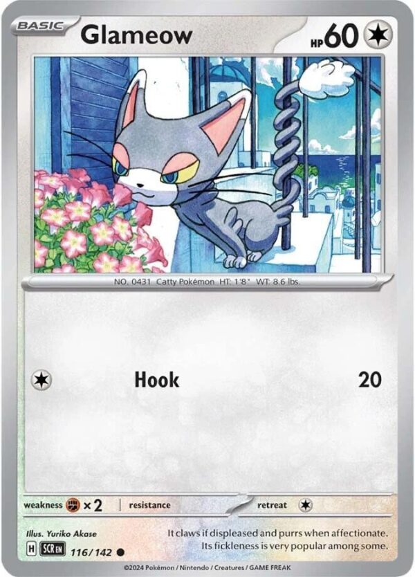 Glameow 116/142 Normal SV07: Stellar Crown