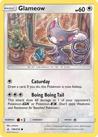 Glameow | 159/214 | Reverse Holofoil | SM - Unbroken Bonds