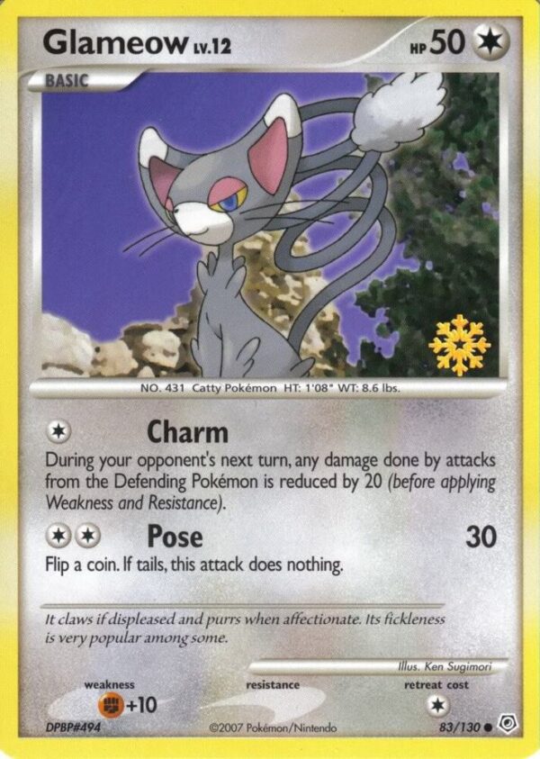 Glameow 83/130 083/130 Normal Countdown Calendar Promos
