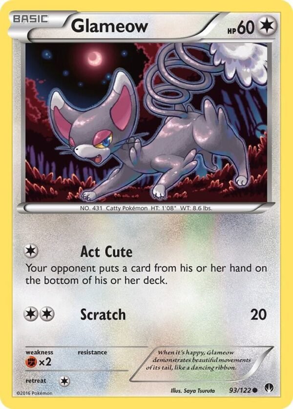 Glameow 93/122 Normal XY – BREAKpoint