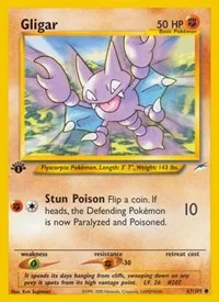 Gligar | 067/105 | 1st Edition | Neo Destiny