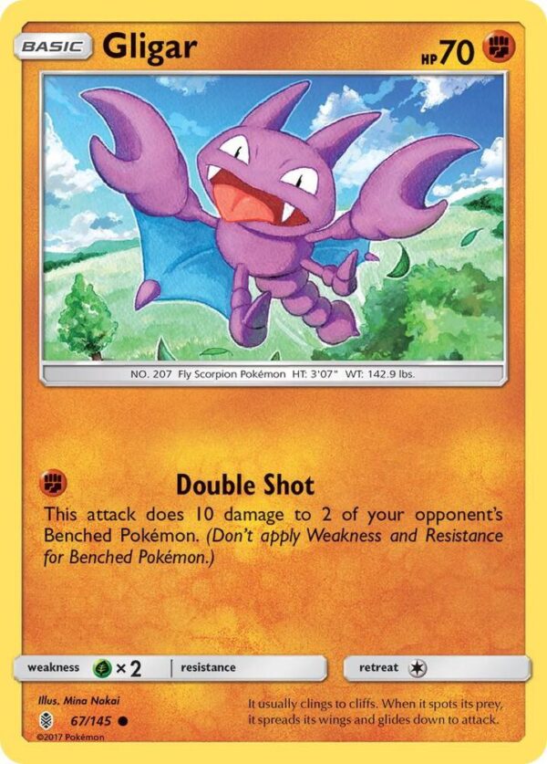 Gligar 67/145 Normal SM – Guardians Rising