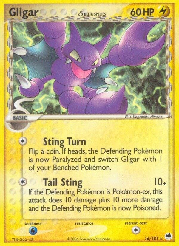 Gligar (Delta Species) 16/101 Normal Dragon Frontiers