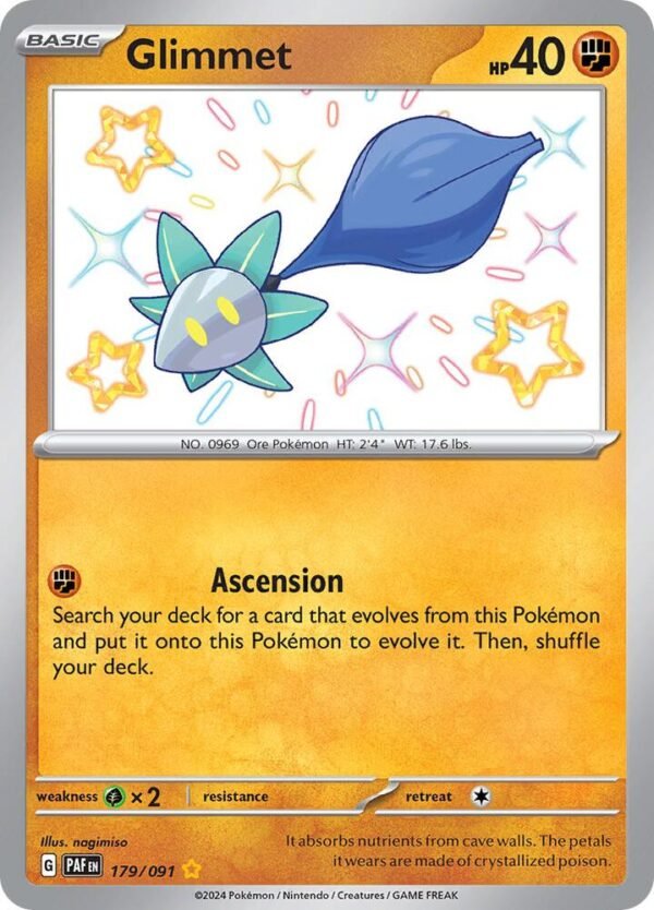 Glimmet 179/091 Holofoil SV: Paldean Fates