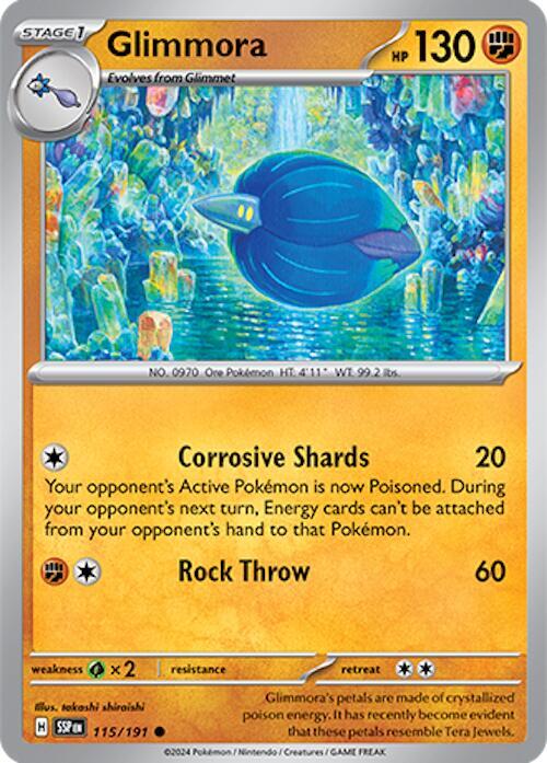 Glimmora 115/191 Normal SV08: Surging Sparks Glimmora 115/191 Normal SV08: Surging Sparks