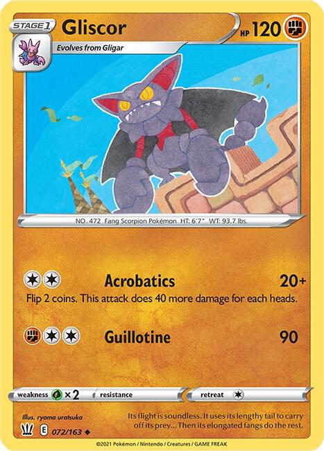 Gliscor 072/163 Normal SWSH05: Battle Styles