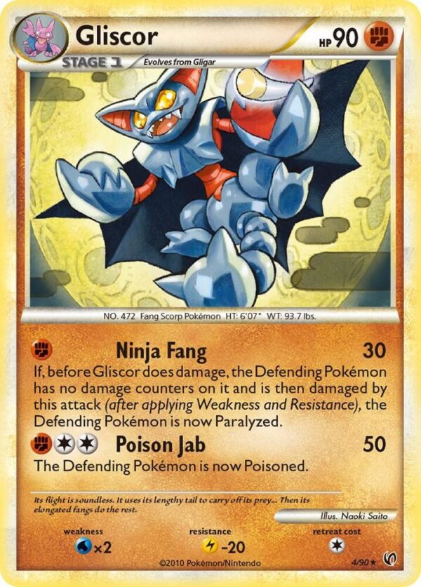Gliscor 4/90 Holofoil Undaunted