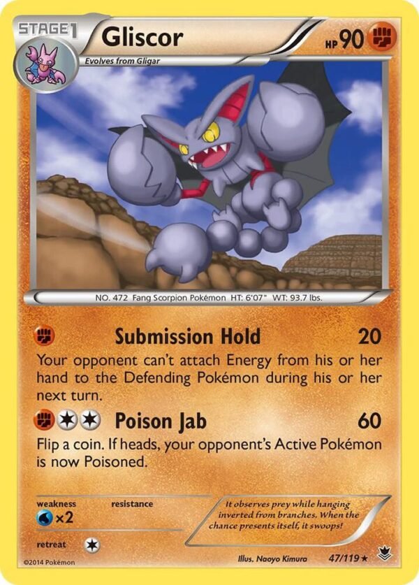 Gliscor 47/119 Reverse Holofoil XY – Phantom Forces