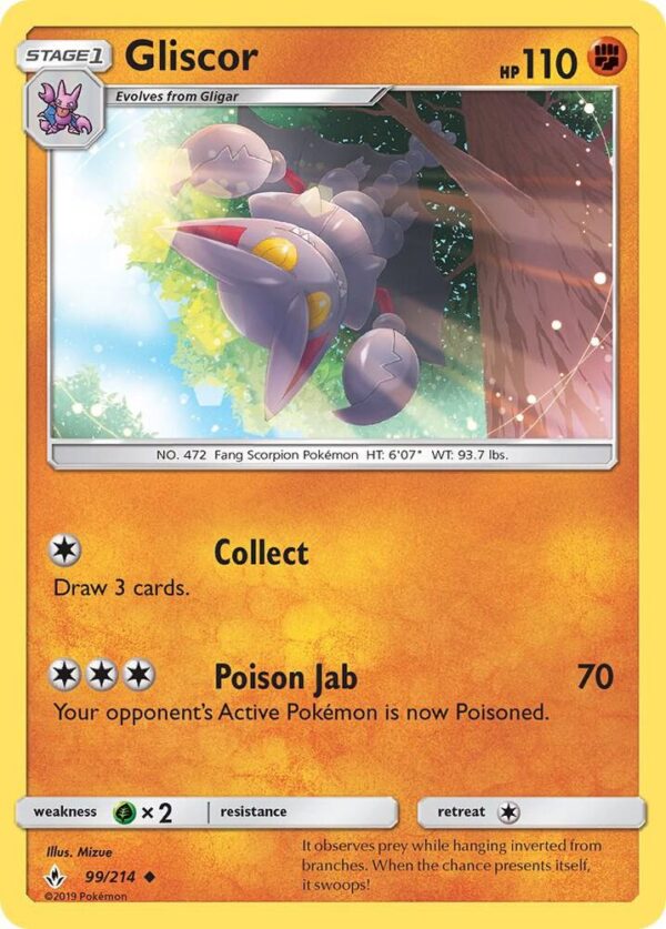Gliscor 99/214 Normal SM – Unbroken Bonds