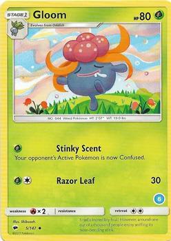 Gloom (6) 5/147 Normal SM Trainer Kit: Alolan Sandslash & Alolan Ninetales Gloom (6) 5/147 Normal SM Trainer Kit: Alolan Sandslash & Alolan Ninetales