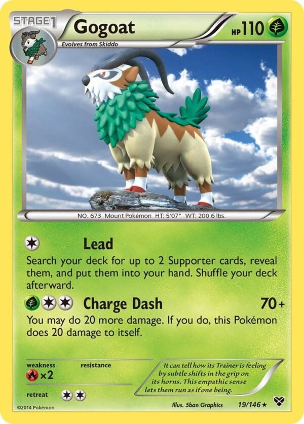 Gogoat 19/146 Holofoil XY Base Set Gogoat 19/146 Holofoil XY Base Set