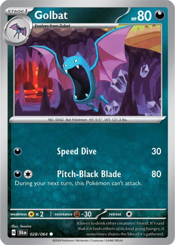 Golbat 028/064 Normal SV: Shrouded Fable Golbat 028/064 Normal SV: Shrouded Fable
