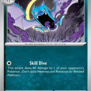 Golbat 042/165 Normal SV: Scarlet & Violet 151
