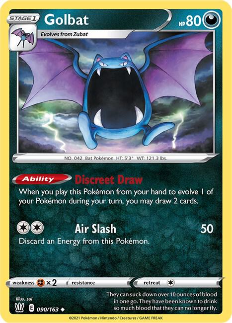 Golbat 090/163 Normal SWSH05: Battle Styles