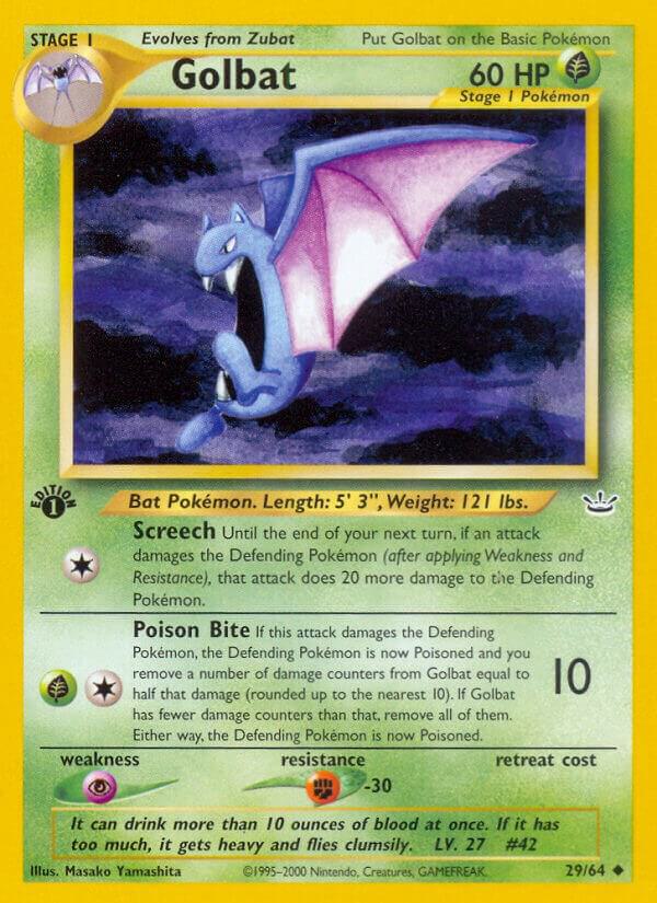 Golbat 29/64 Unlimited Neo Revelation
