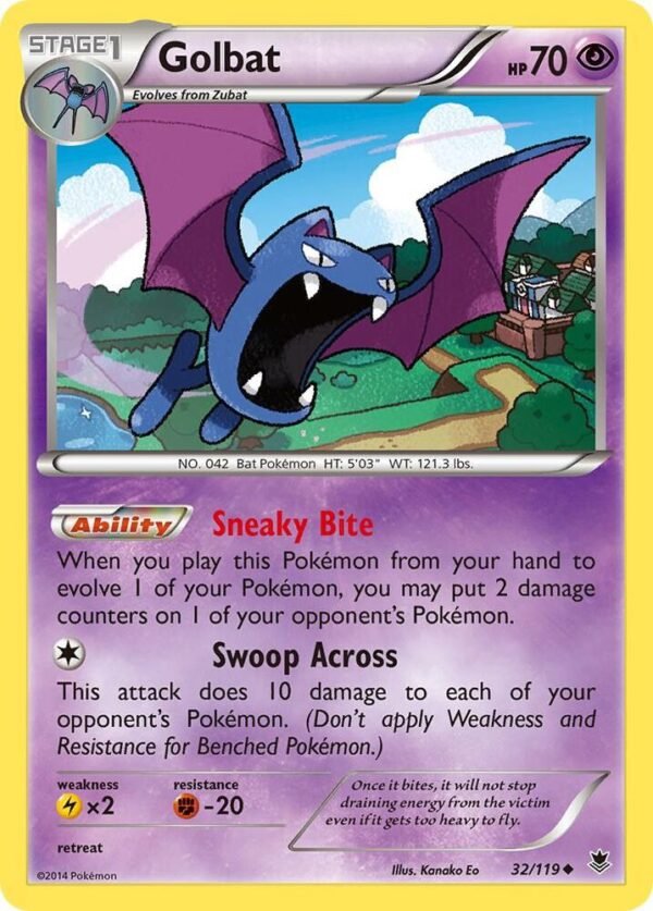 Golbat 32/119 Normal XY – Phantom Forces
