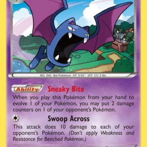Golbat 32/119 Reverse Holofoil XY – Phantom Forces
