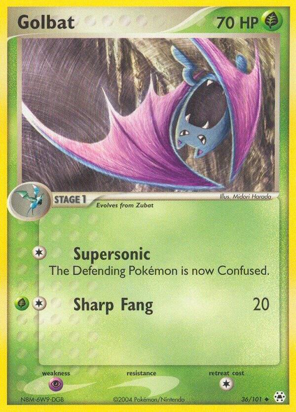 Golbat 36/101 Normal Hidden Legends