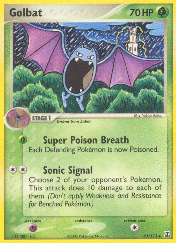 Golbat 43/113 Reverse Holofoil Delta Species
