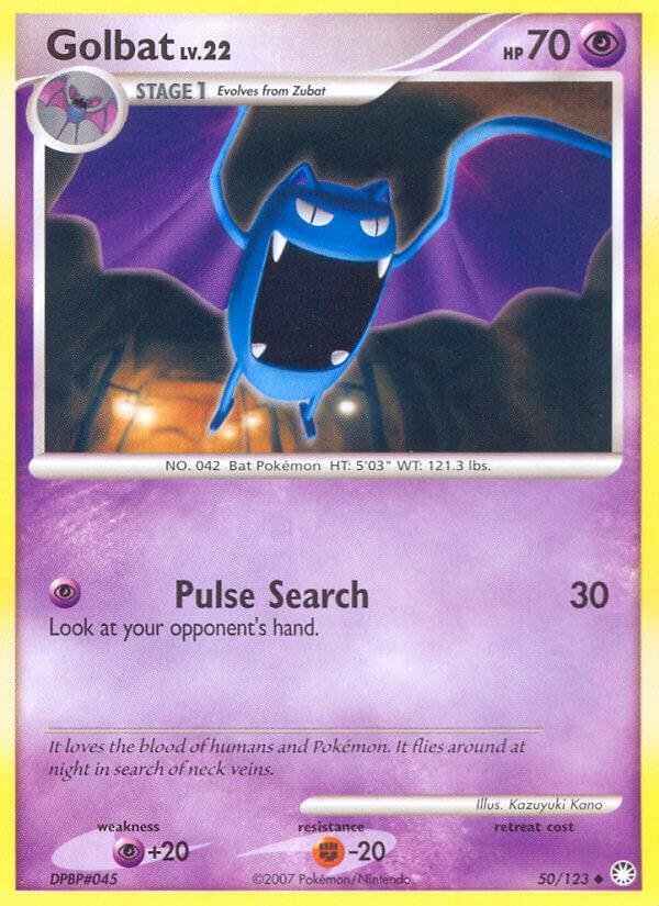Golbat 50/123 Reverse Holofoil Mysterious Treasures