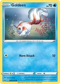 Goldeen (045) | 045/202 | Reverse Holofoil | SWSH01: Sword & Shield Base Set Goldeen (045) | 045/202 | Reverse Holofoil | SWSH01: Sword & Shield Base Set