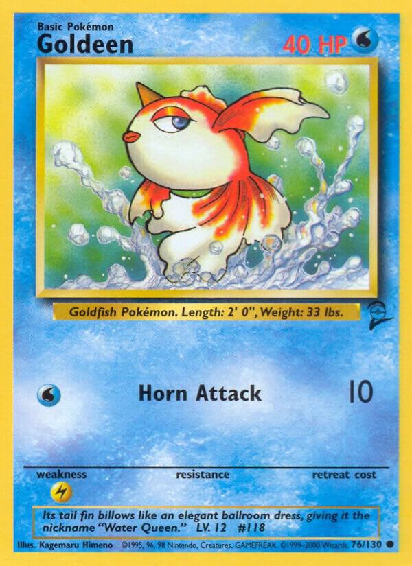 Goldeen 076/130 Normal Base Set 2 Goldeen 076/130 Normal Base Set 2