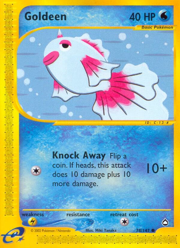 Goldeen 078/147 Reverse Holofoil Aquapolis Goldeen 078/147 Reverse Holofoil Aquapolis