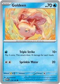 Goldeen | 118/165 | Reverse Holofoil | SV: Scarlet & Violet 151