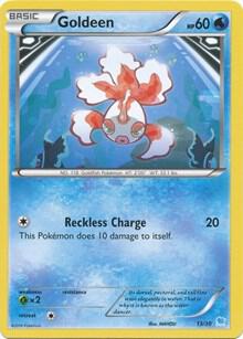 Goldeen (26) 26/30 Normal XY Trainer Kit: Pikachu Libre & Suicune