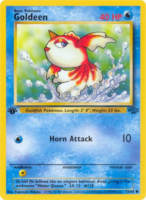 Goldeen 53/64 1st Edition Jungle