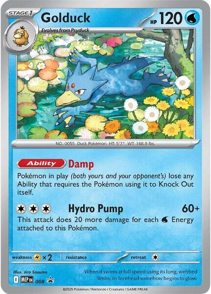 Golduck 008 Holofoil ME: Mega Evolution Promo