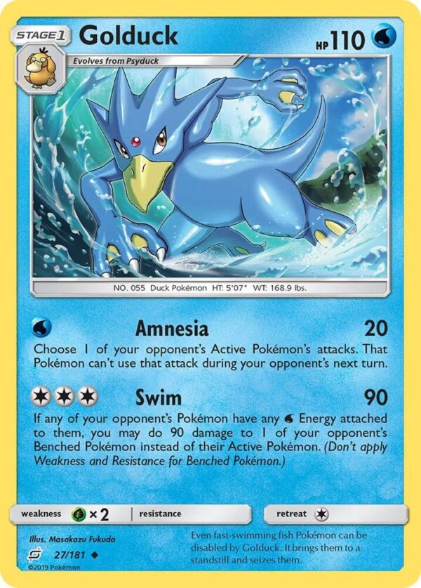 Golduck 27/181 Normal SM – Team Up Golduck 27/181 Normal SM – Team Up