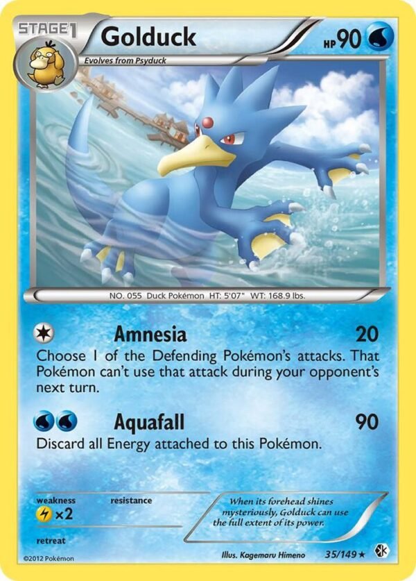 Golduck (35) 35/149 Reverse Holofoil Boundaries Crossed