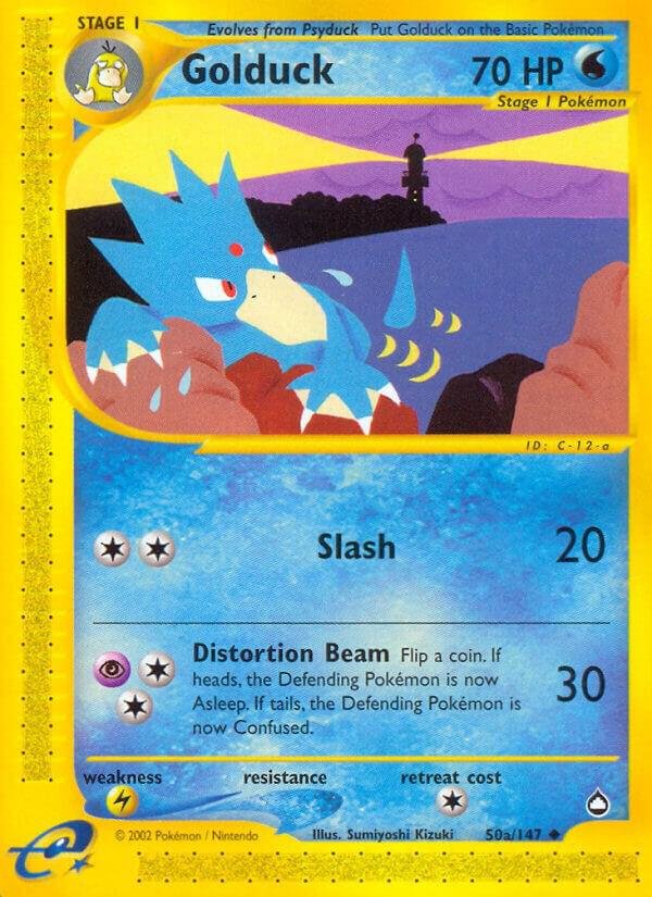 Golduck (50a) 050a/147 Reverse Holofoil Aquapolis