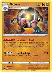 Golem | 137/264 | Reverse Holofoil | SWSH08: Fusion Strike