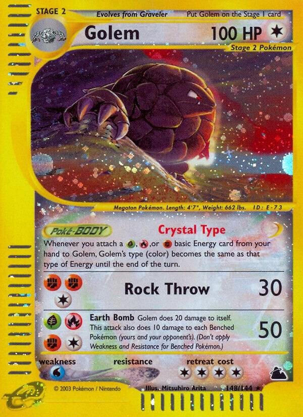 Golem 148/144 Reverse Holofoil Skyridge