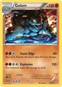 Golem | 45/83 | Reverse Holofoil | Generations